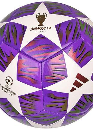 Футбольный мяч adidas ucl training 25/26 budapest jx9089, размер no5