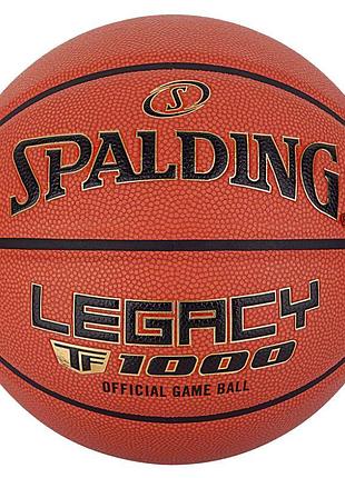 М'яч баскетбольний spalding tf-1000 legacy fiba indoor 76963z, размер №7