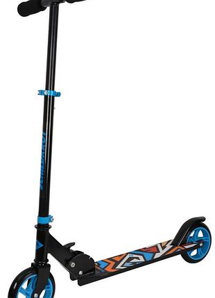 Міський самокат schildkröt city scooter runabout 145mm black/blue чорно-блакитний уні max:60 кг