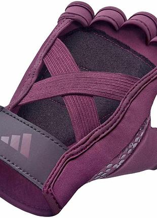 Перчатки для тренинга adidas women's training gloves фиолетовый жин m