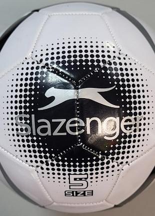 М'яч футбольний slazenger ac football white/black/silver size 5