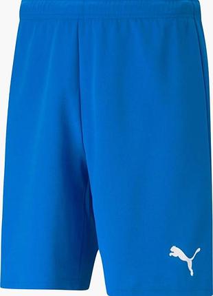Шорты puma teamrise short синий m (704942-02)