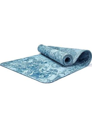 Килимок для йоги adidas camo yoga matte блакитний 176 х 61 х 0,5 см (adyg-10500rs-nl)