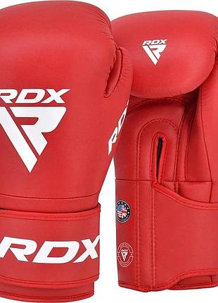 Боксерские перчатки rdx boxing gloves as1 красный 10 унций (bgr-as1r)