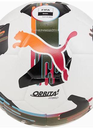 М'яч футбольний puma orbita 4 hyb (fifa basic) s4 білий уні 4