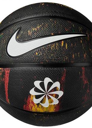 М'яч баскетбольний nike everyday playground 8p next nature deflated multi/black/black/white size 5