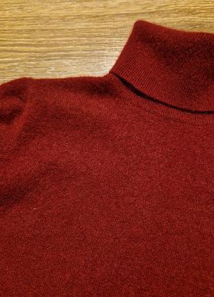 Светр гольф кашеміровий j.crew розмір s бордового кольору 10
