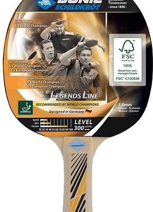 Ракетка для настольного тенниса donic legends 300 fsc