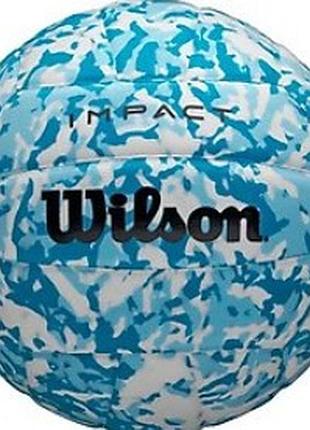 М'яч волейбольний wilson impact gen green vb blue/white of size 5