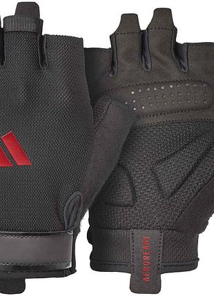 Перчатки для тренинга adidas essential training gloves черный, красный уни s