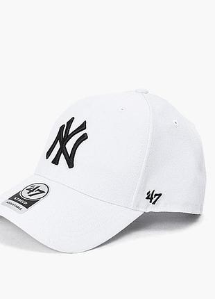 Кепка 47 brand dp new york yankees білий, сірий уні osfa