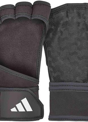 Рукавички для тренінгу adidas open back training gloves чорний уні xl