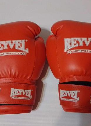 Перчатки для бокса, кикбоксинга reyvel 10oz.