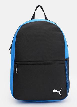Рюкзак puma teamgoal backpack core 17l черный, синий уни 12x30x42 см