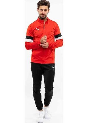 Костюм спортивный puma teamrise tracksuit красный, черный xl (658653-01)