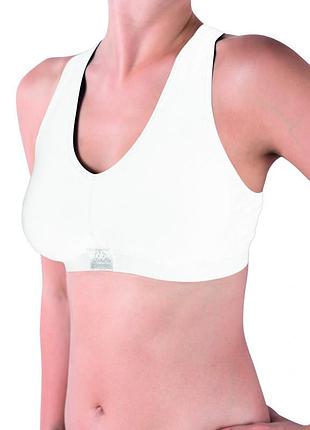 Топ спорт kappa reggiseno sporty c/etichetta logo білий жін s/m