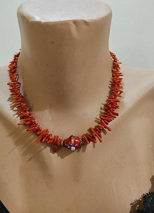 Ожерелье,корал,венеция,коле