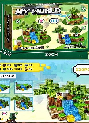Конструктор "minecraft" 120 деталей