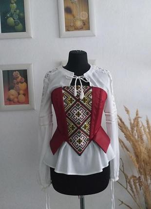 Этно-фольк  корсет в эдиному экземплярi