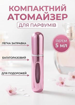 Портативний флакон-атомайзер для парфумів 5 мл