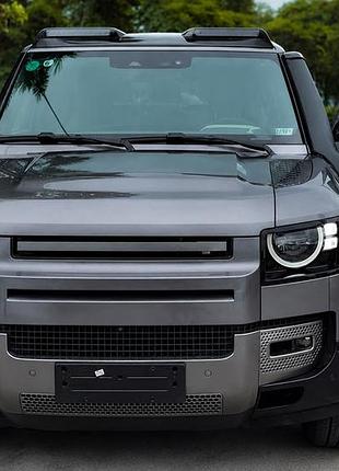 Козирьок лобового скла з 2 led для land rover defender 2019- рр