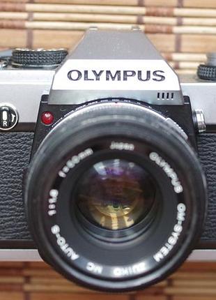 Фотоаппарат olympus omg + olympus om zuiko mc 50 mm 1.8