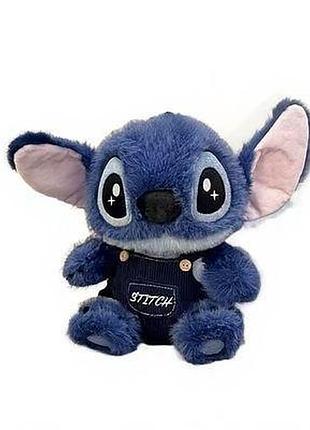 М'яка іграшка стіч у вельветовому комбінезоні, плюшевий stitch ліло і стіч