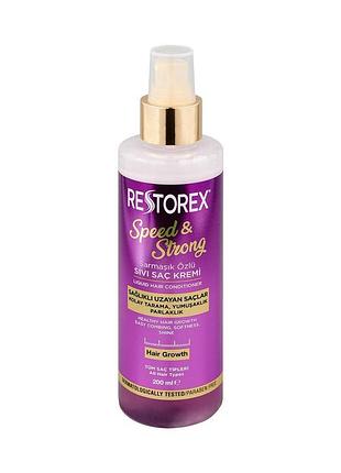 Кондиционер-спрей для роста волос "speed & strong" restorex, 200 мл