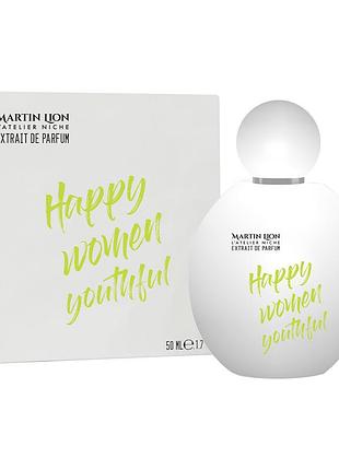 Жіночий парфум martin lion happy women youthful, 50 мл