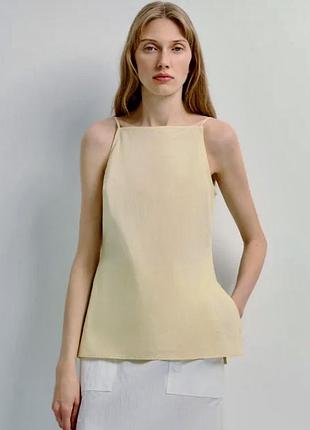 Бавовняна блузка-майка zara, p. xs-s