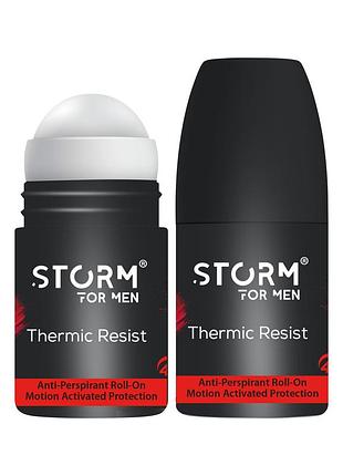 Чоловічий роликовий дезодорант-антиперспірант storm thermic resist, 50 мл