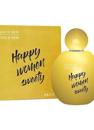 Женский парфюм martin lion happy women sweety, 50 мл