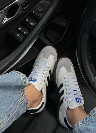 Adidas samba white premium 3