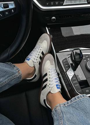 Adidas samba white premium 10