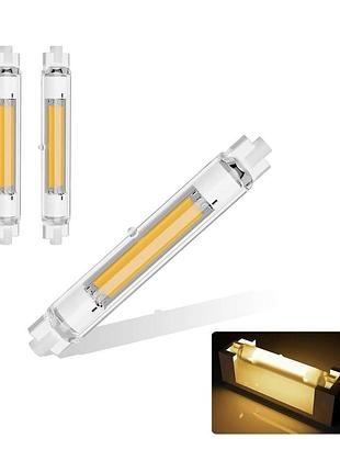 Світлодіодна led лампа r7s 118мм cob 4500k (220-240v), нейтральне біле світло, з димуванням (сток з німеччини)