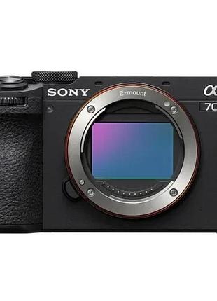 Беззеркальный фотоаппарат sony alpha a7c ii body black (ilce7cm2b) open box новый!