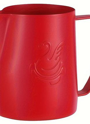 Пичер jibl little 600 мл для молока teflon red