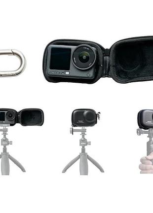 Кейс dji action 6 / 5 pro міні захисний вологостійкий telesin s6-prc-33bk-tdj