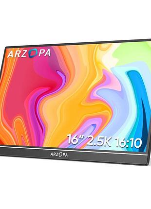 Уцінка* портативний монітор arzopa z1rc black 16" 2560x1600 60 гц *подряпина на корпусі