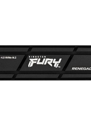 Накопичувач ssd kingston sfyrsk/1000g fury renegade/1тб/pcie 4.0 w/heatsink для комп'ютерів