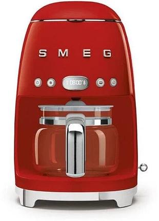 Кавоварка крапельна smeg dcf02rdeu нова!