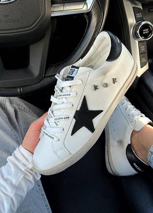 Golden goose white black premium