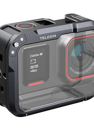 Рамка insta360 ace pro 2 / ace pro алюминиевая вертикальная горизонтальная telesin s6-fms-32-tis