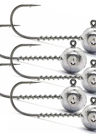 Джиг-головка jigger fudo ab jig 002 1g 5pcs (jhh-fu002-1)