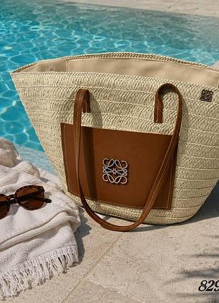 Сумка loewe комбінована люкс