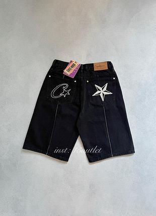 Шорты джинсовые corteiz c-star denim кортез деним шорти l, черный