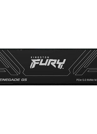 Накопитель ssd kingston fury renegade g5 2tb m.2 pcie 5.0 nvme black r 14700 mb/s w 14000 mb/s (sfyr2s/2t0)
