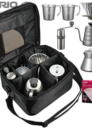 Туристический набор hario v60 outdoor coffee full set для приготовления кавы