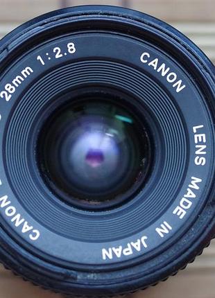 , як є об'єктив canon fd 28 mm 2.8 cкол кільця для фільтрів, потертість просвітлення по краю
