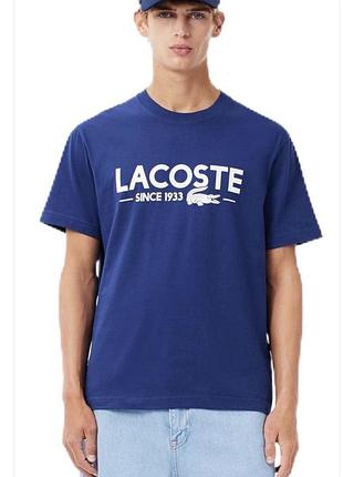 Lacoste men’s printed cotton t-shirt – оригінал, xxl
